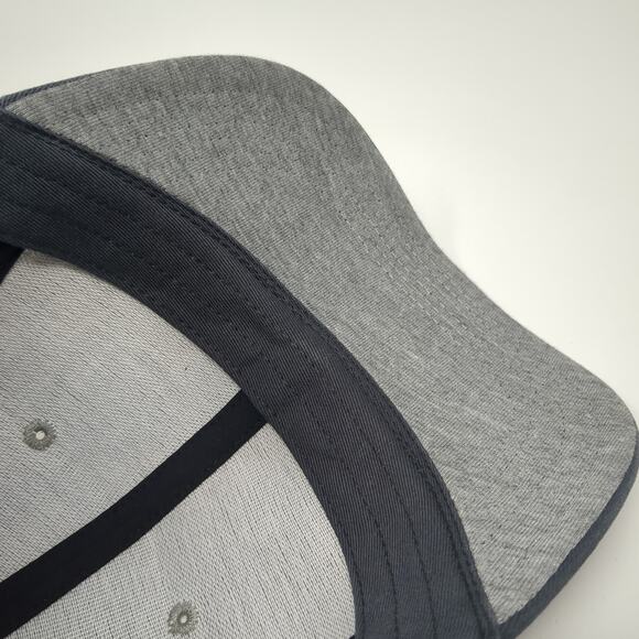 TK Roping Strapback Hat Gray One Size Embroidered Colorblock Sport-Tek - Picture 7 of 8